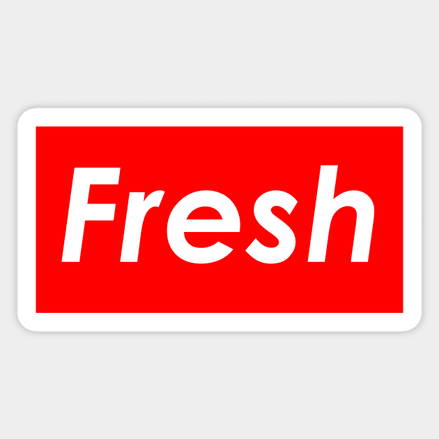 Fresh (Red) Sticker by Graograman